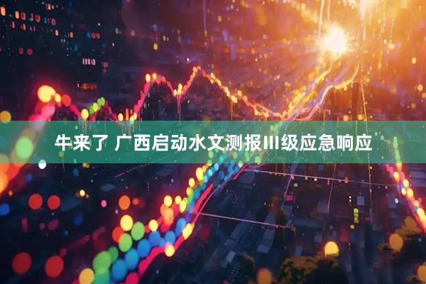 牛来了 广西启动水文测报Ⅲ级应急响应