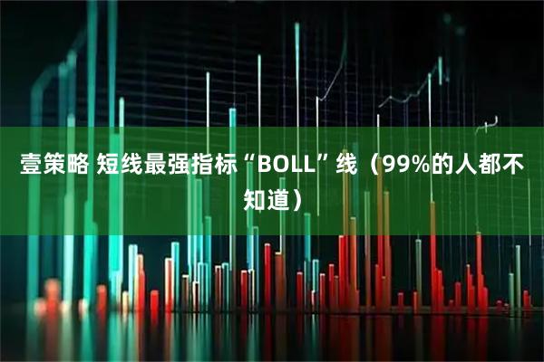 壹策略 短线最强指标“BOLL”线（99%的人都不知道）