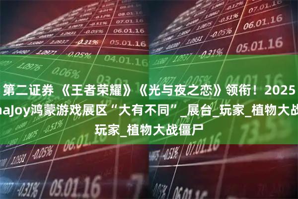 第二证券 《王者荣耀》《光与夜之恋》领衔！2025 ChinaJoy鸿蒙游戏展区“大有不同”_展台_玩家_植物大战僵尸